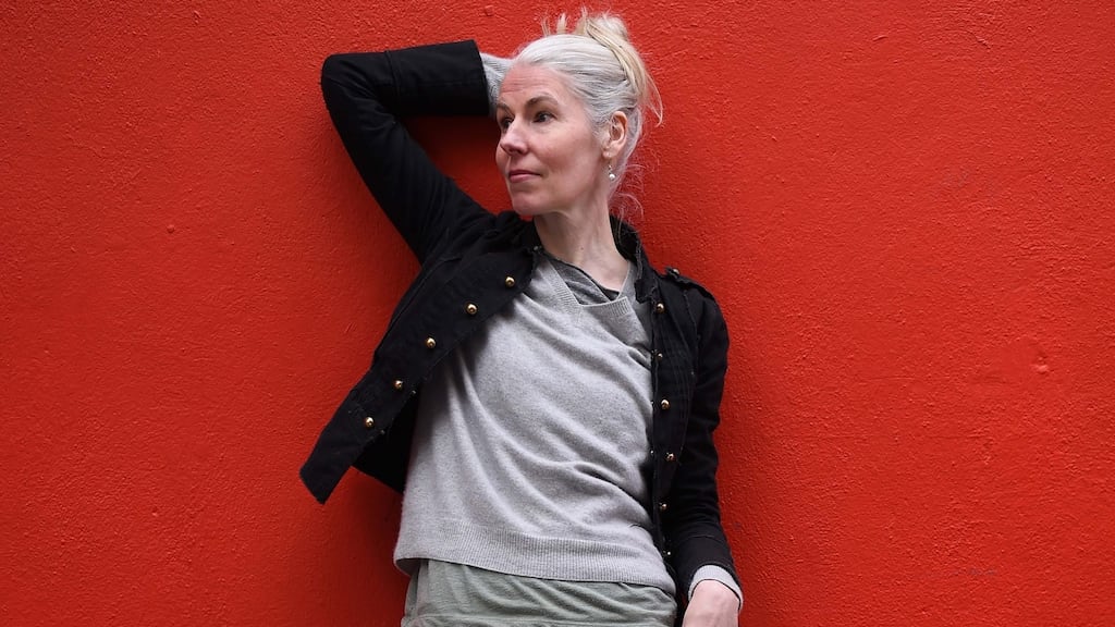 Novelist Mia Gallagher in Dublin. Photograph: Clodagh Kilcoyne