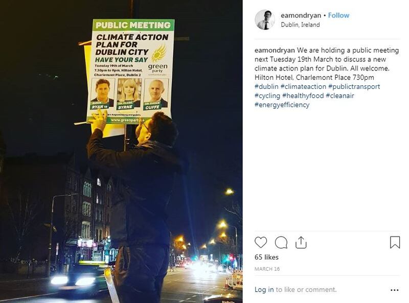 Instagram: one of Eamon Ryan’s posts