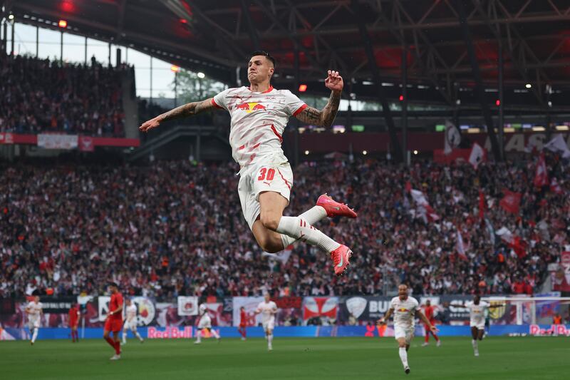 Manchester United went for RB Leipzig's Benjamin Šeško ahead of Ollie Watkins and Liam Delap. Photograph: Maja Hitij/Getty Images