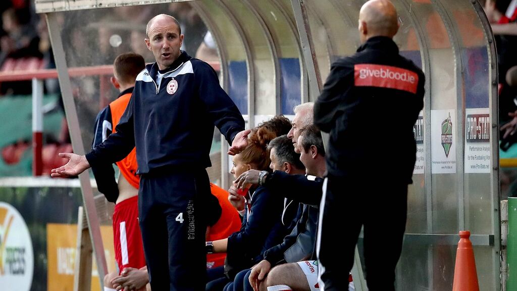 Shelbourne have parted company with manager Owen Heary. Photograph: Ryan Byrne/Inpho