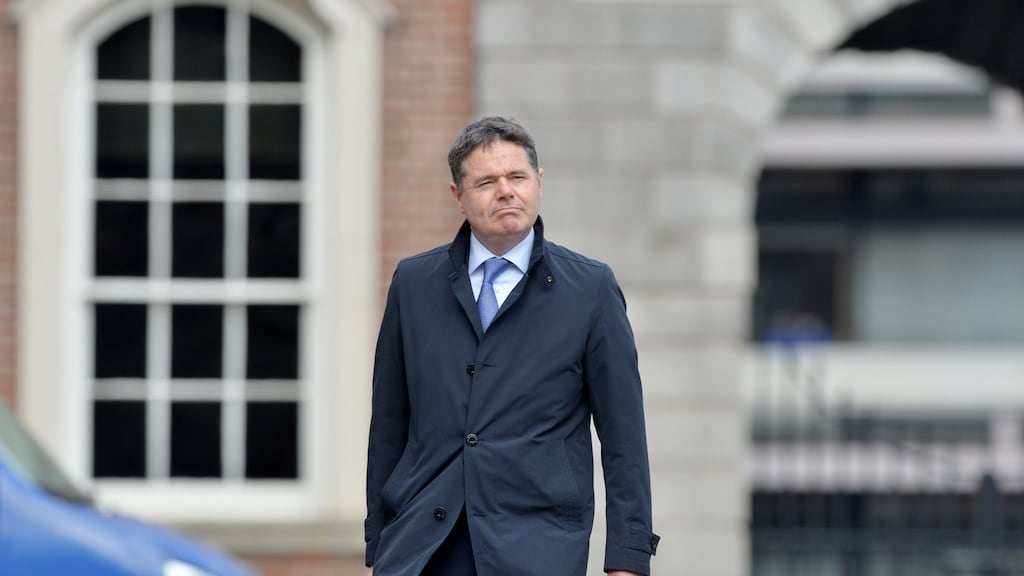 Paschal Donohoe spoke on Wednesday on the mass resignation of the Disabled Drivers Medical Board of Appeal. File photograph: Alan Betson/The Irish Times