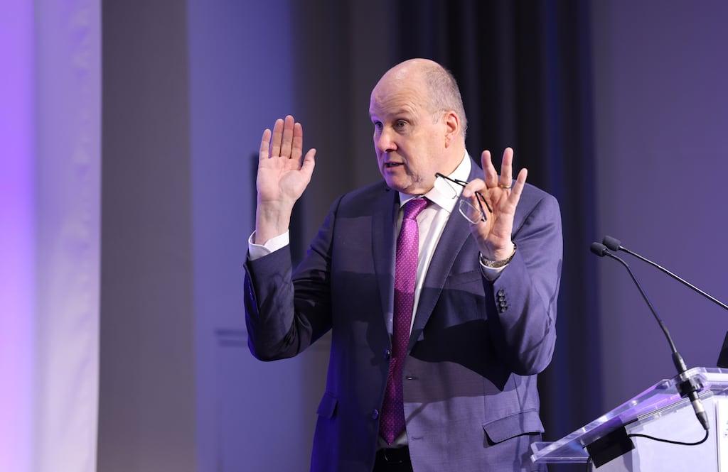 Former Fine Gael minister Ivan Yates: gave 'interview and debate training' to Fianna Fáil. Photograph: Dara Mac Dónaill