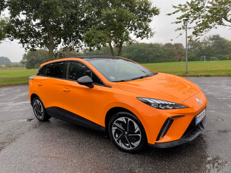 The new MG4 all-electric family hatchback