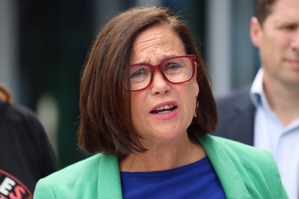 Sinn Féin leader Mary Lou McDonald. Photograph: Dara Mac Dónaill