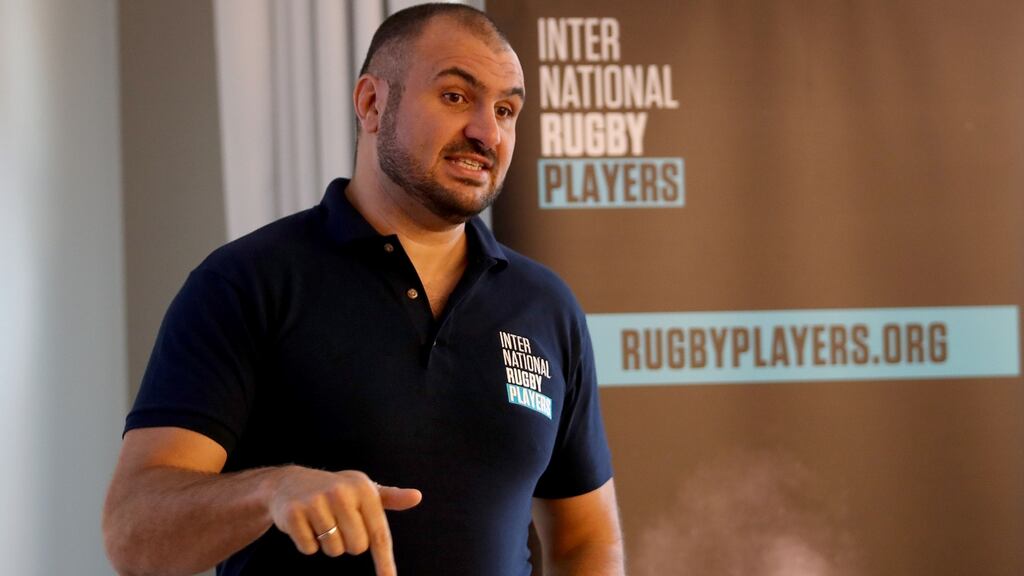 International Rugby Players association chief executive Omar Hassanein says players were never opposed to the concept of a world league. Photograph: Dan Sheridan/Inpho