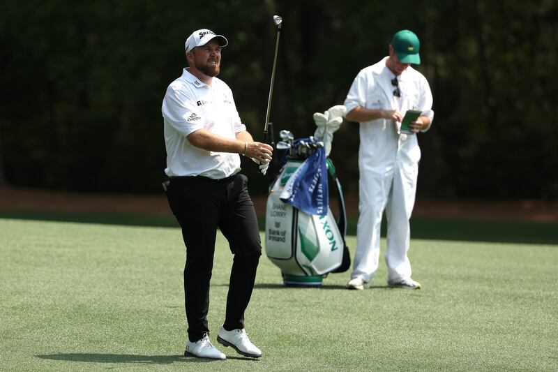 Shane Lowry at Augusta National. Photograph: Patrick Smith/Getty