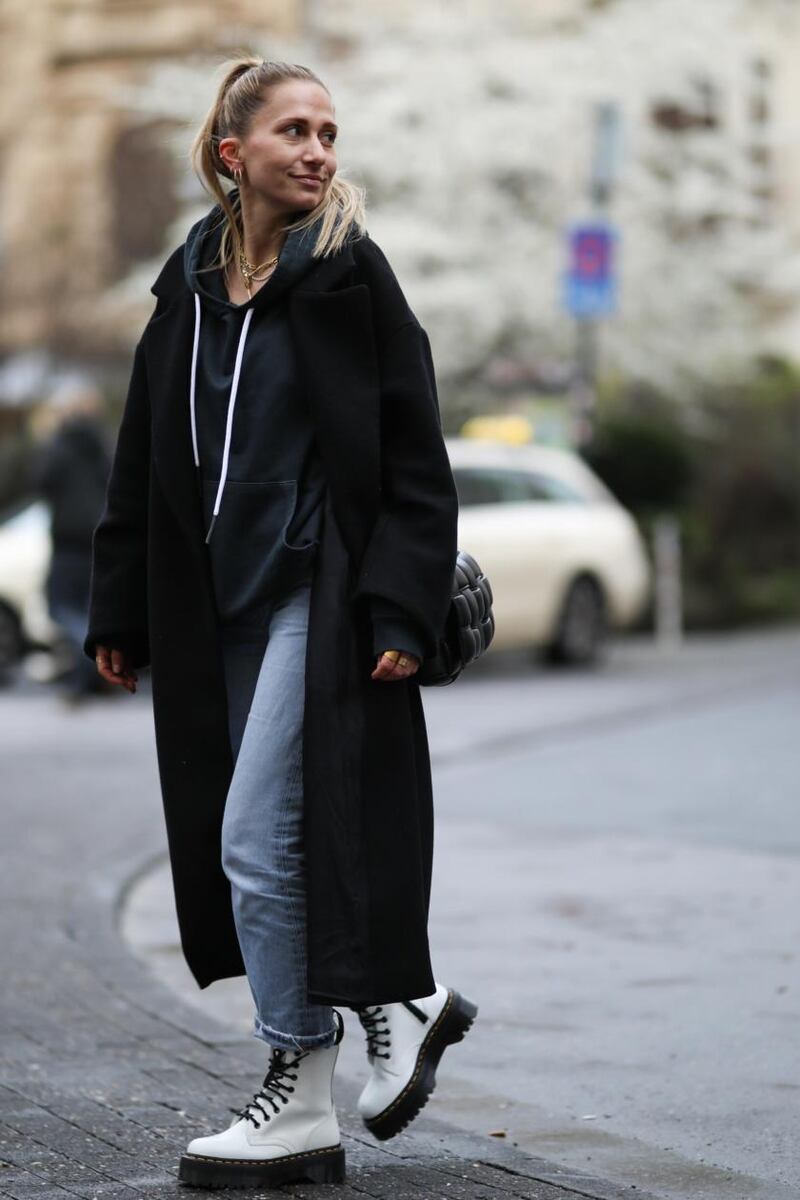 Street style in Cologne, Germany. Photograph: Jeremy Moeller / Getty Images