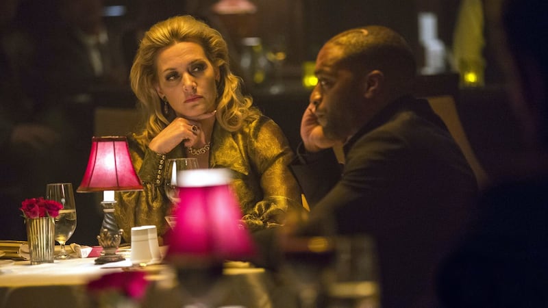 A proper action film: in Triple 9, Chiwetel Ejiofor gets to wave guns, drive cars rapidly and face down Kate Winslet’s terrifying crime kingpin