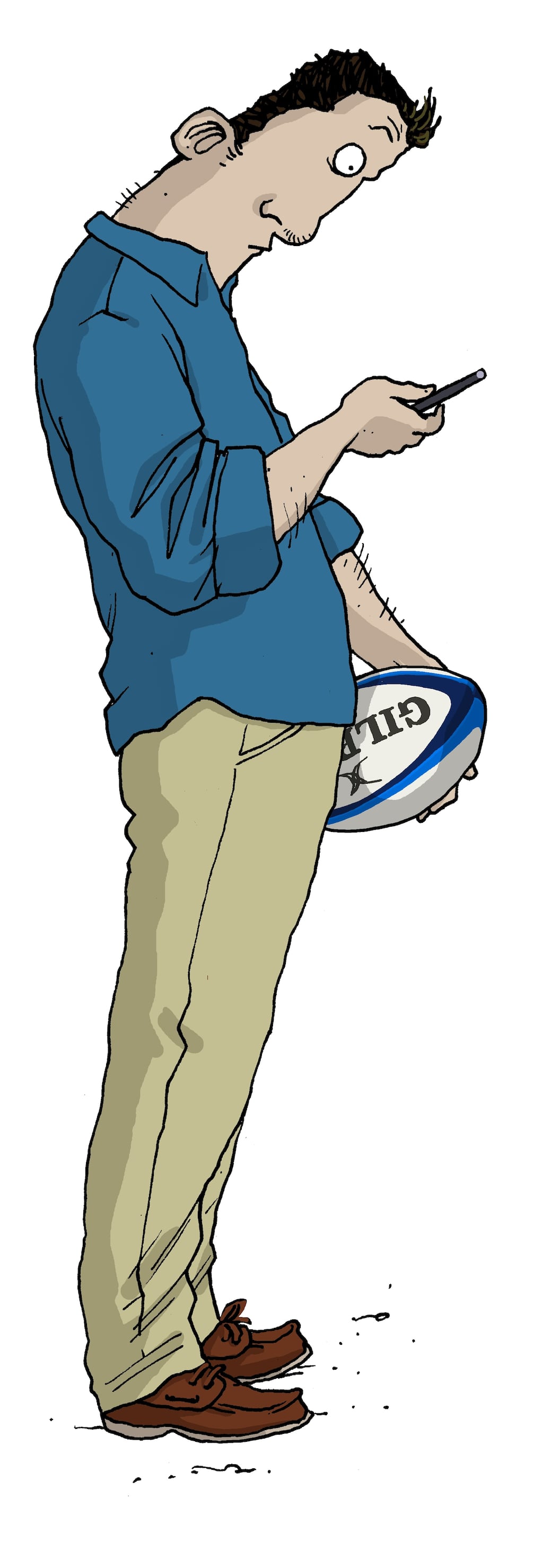 Ross O'Carroll-Kelly. Illustration: Alan Clarke.