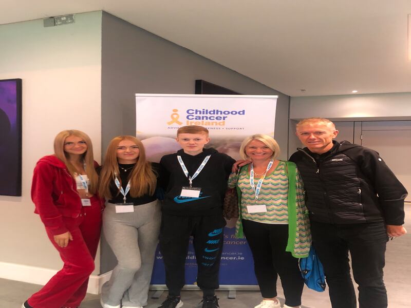 Alex McEleney with his family