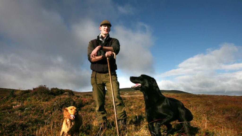 John Carslake, gamekeeper and grouse project manager: “Because I am on the mountain full-time, I can raise the alarm if a lamb is in trouble.” Photograph: Brian Farrell