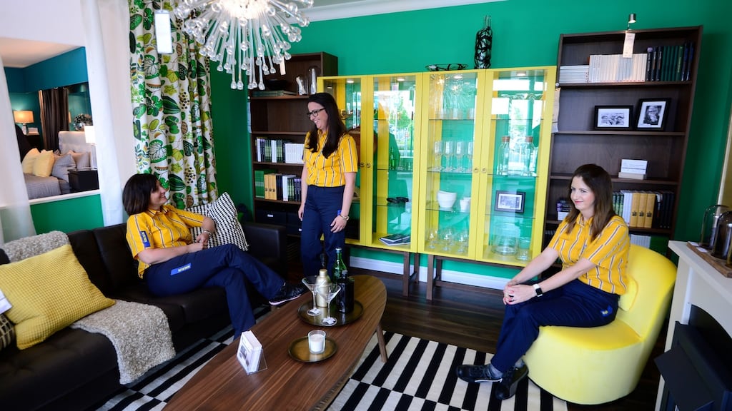 Ikea showcase: the design chain’s order and collection point in Carrickmines which opens next week. Photograph: Cyril Byrne