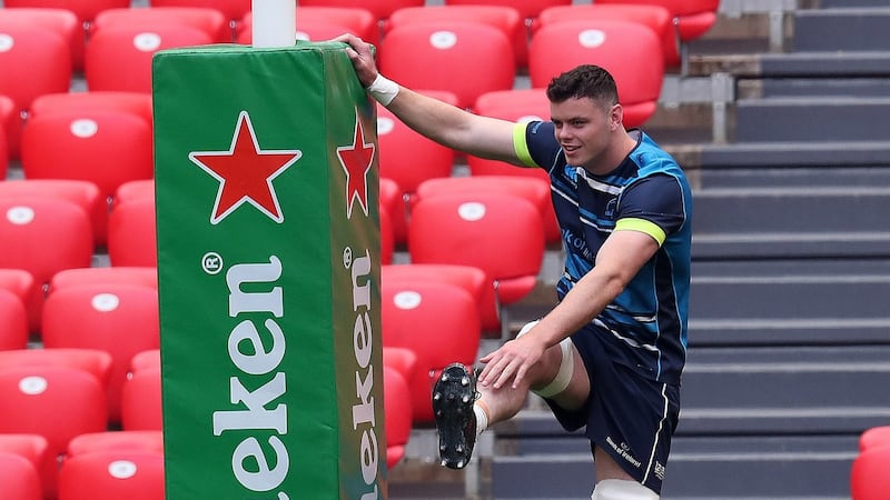 James Ryan during Friday’s captain’s run in Bilbao. Photograph: Billy Stickland/Inpho