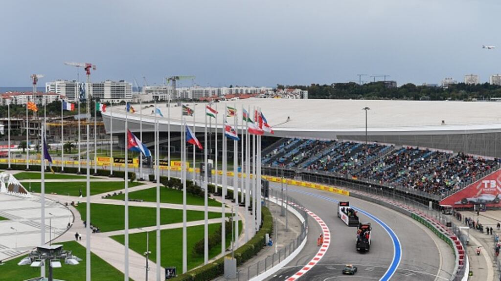 The F1 Grand Prix of Russia was pulled from the calendar in late February following Russia’s invasion of Ukraine. Photograph: Rudy Carezzevoli/Getty Images