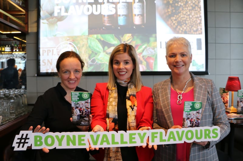 Olivia Duff, Tara Smith and Bronagh Conlon at the launch of Discover Boyne Valley Flavours.
