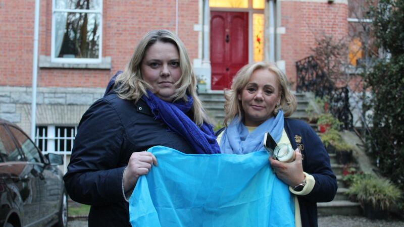 Ciara Merrigan, chair of Irish Families Through Surrogacy and Fine Gael Senator Mary Seary Kearney