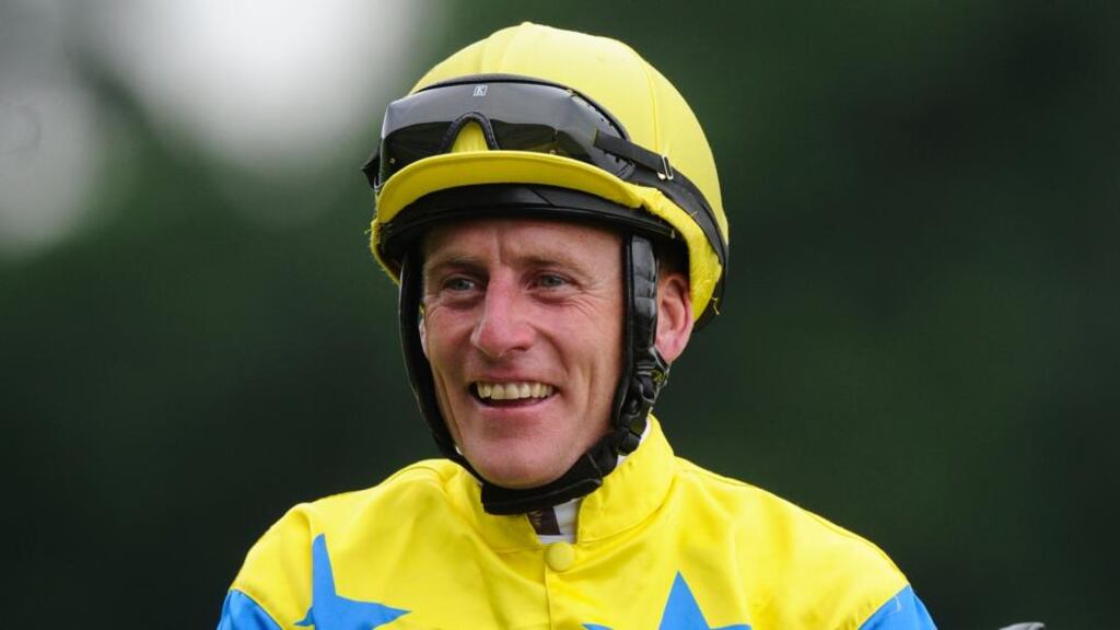 A file photograph of Johnny Murtagh, who rode Gordon Lord Byron to win the Desmond Stakes at Leopardstown last night. Photograph: Alan Crowhurst/Getty Images