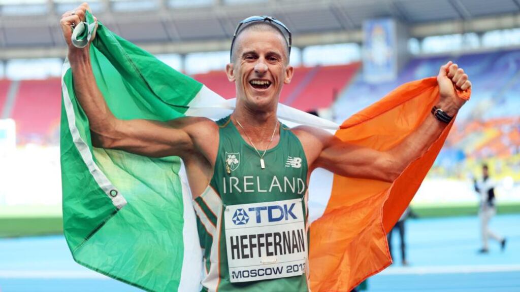 If Rob Heffernan didn’t deliver in 2013, he was “back on the dole”, the reality he reckons most elite Irish athletes face. Photograph: Inpho