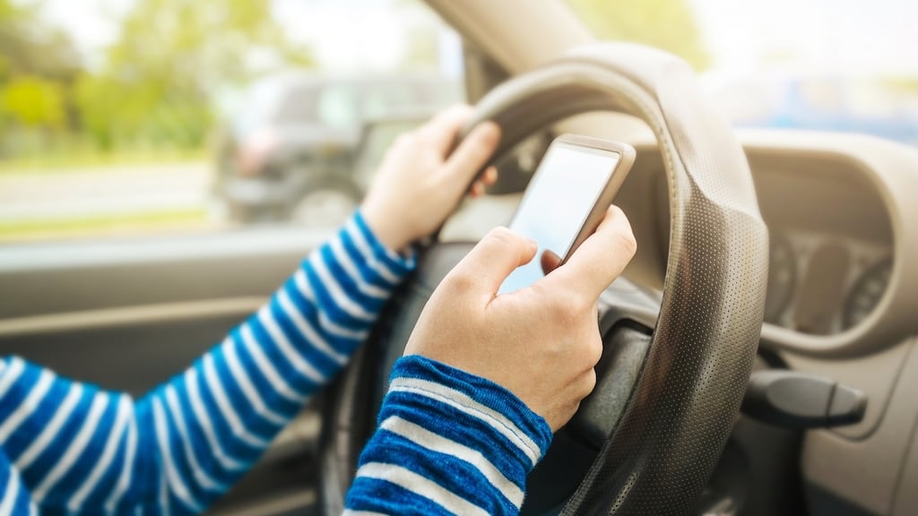 People are more likely to be scrolling through Instagram and Facebook rather than texting while driving. Photograph: iStock