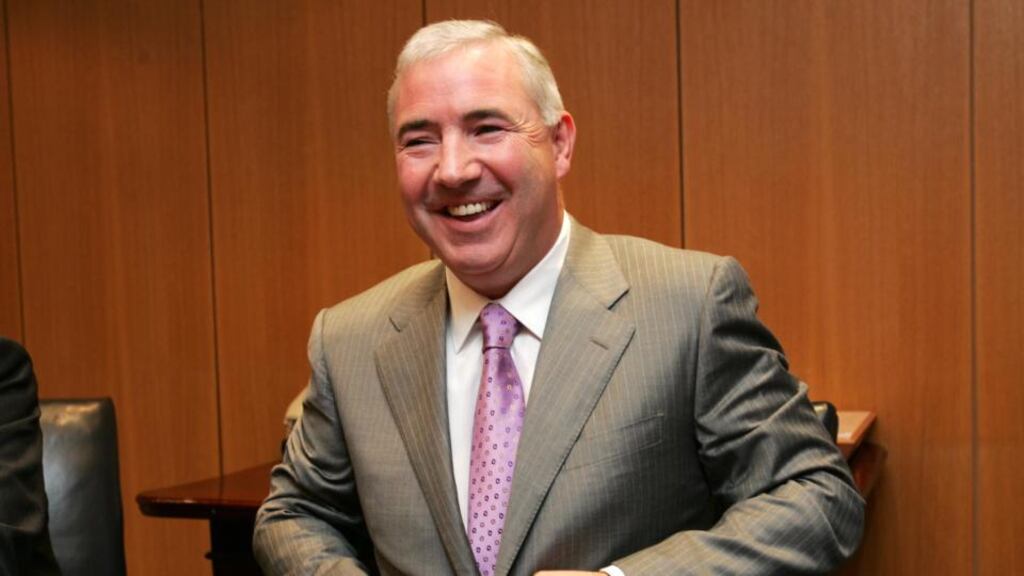 Developer Seán Dunne. Dunne reportedly lives in a very nice house indeed in the attractive town of Greenwich, Connecticut, which he and his wife, Gayle Killilea, are upgrading. But as they might put it if they had been to law school – dum vivimus, vivamus.