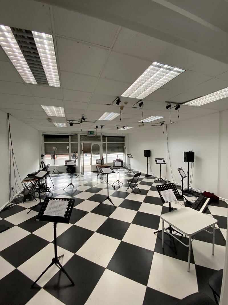 'David Lynch vibe': the interior of Kirkos's Unit 44. Photograph: Paul Scully