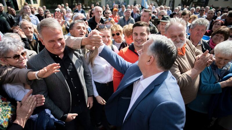 Hungarian prime minister Viktor Orban: ‘Our moral responsibility is not for Ukraine. I don’t have to face the Lord for Ukrainians, but for Hungarians. I must consider the Hungarian interest.’ Photograph: Benko Vivien Cher