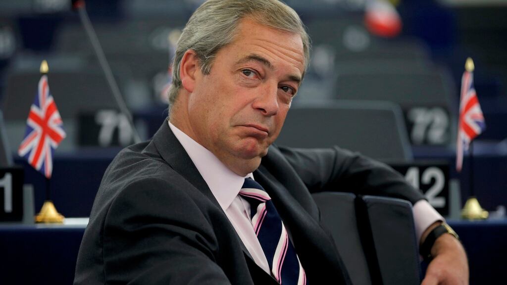 Nigel Farage: he declared the day of the Brexit referendum result as Britain’s “independence day”