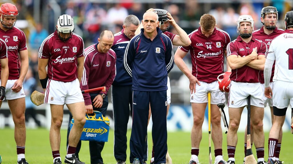 Anthony Cunningham had little choice but to resign after the Galway players passed a vote of no confidence in his stewardship. Photograph: Cathal Noonan/Inpho