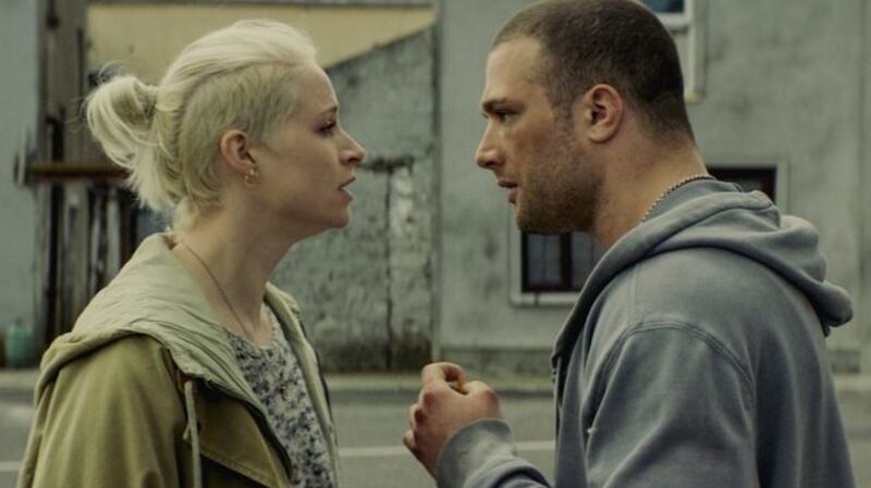 Niamh Algar and Cosmo Jarvis in Calm with Horses