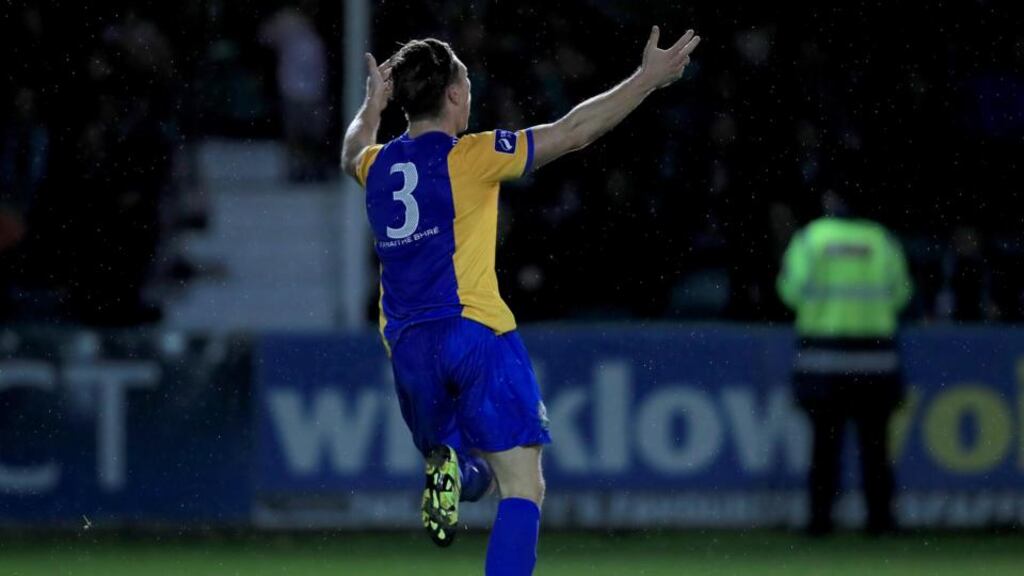 John Sullivan scored Bray’s second as they beat Bohemians 2-1. Photograph: Inpho