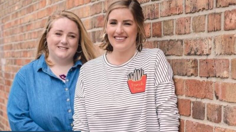 Emer McLysaght and Sarah Breen, authors of Oh My God, What A Complete Aisling and The Importance of Being Aisling