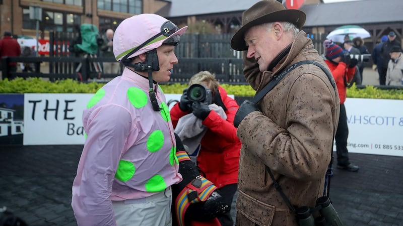 Paul Townend and Willie Mullins end the season as top jockey and top trainer. Photograph: Bryan Keane/Inpho
