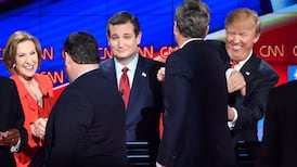 Republican debate:  Bush comes out swinging  against Trump