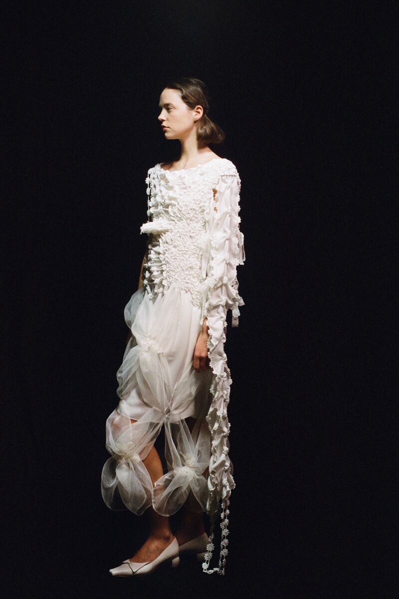 Designer Róisín Pierce, whose work has been inspired by traditional Irish craft, says it continues to evolve through intergenerational collaboration, taking on new forms and meaning