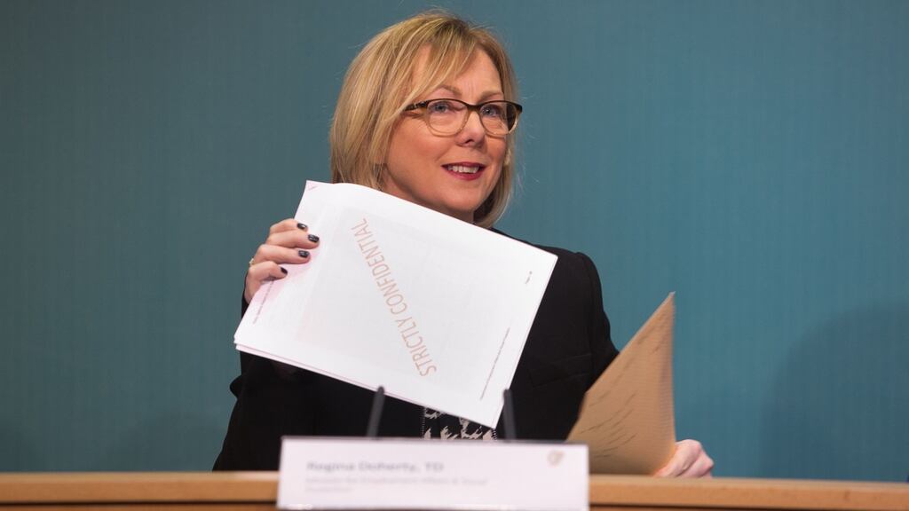 Minister for  Social Protection Regina Doherty: new system comes into place on March 30th.  Photograph: Gareth Chaney Collins