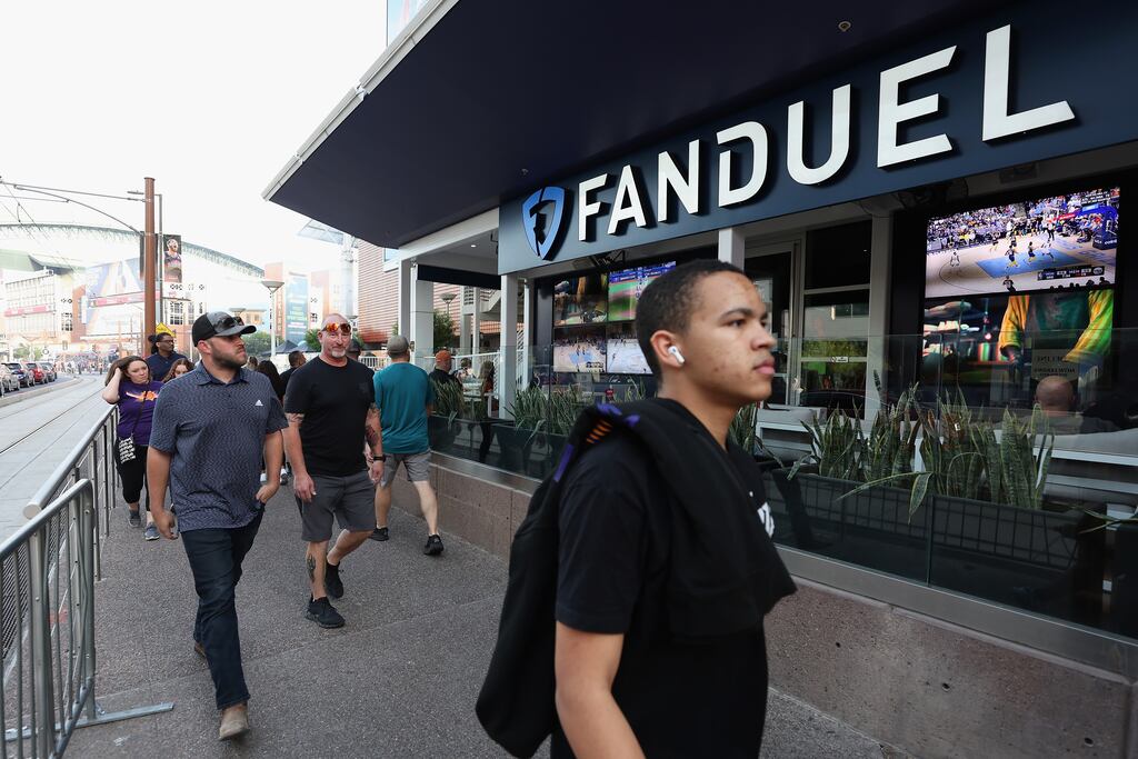 FanDuel is one of the biggest betting brands in the US. Photograph: Christian Petersen/Getty Images