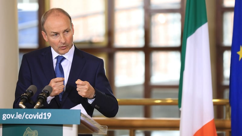 Taoiseach Micheál Martin said the package is an ‘unprecedented set of measures required by unprecedented times’. Photograph: Julien Behal Photography