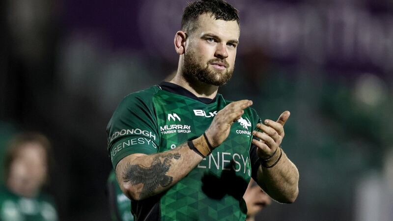 In 10 games this season Conor Oliver has made 87 carries and 431 metres, beating 12 defenders, while also passing 56 times. Photograph: Dan Sheridan/Inpho