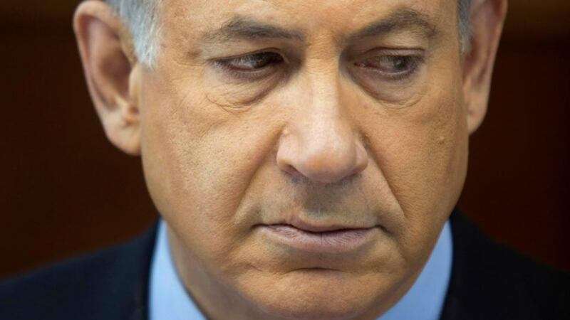 Israeli PM Binyamin Netanyahu publicly endorsed a two-state solution when he returned to office in 2009, but he backed away from it in 2015, and now heads a right-wing governing coalition that includes settlers who have publicly stated their goal of annexing the occupied West Bank. Photograph: Reuters/Abir Sultan