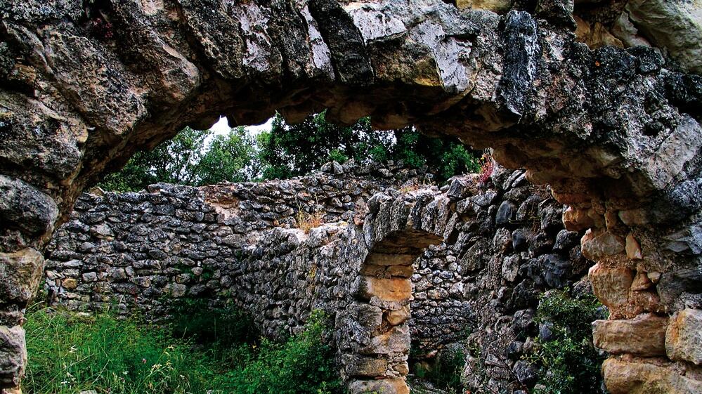 Theruins of Atzuvieta, a Morisco village in the Marina Alta, near Valencia