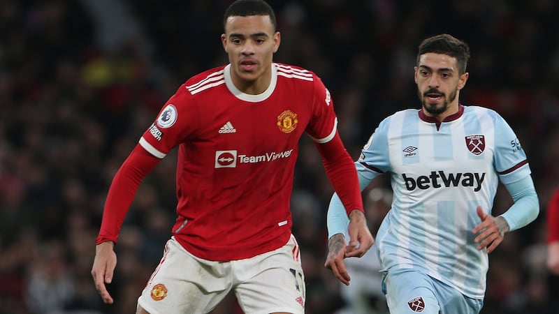 Mason Greenwood: the Manchester United player has been publicly accused by a woman of domestic violence and sexual assault. Photograph: Matthew Peters/Manchester United via Getty Images