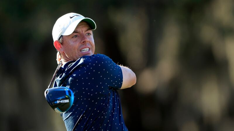 Rory McIlroy carded a second round of 70 in Florida. Photograph: Sam Greenwood/Getty