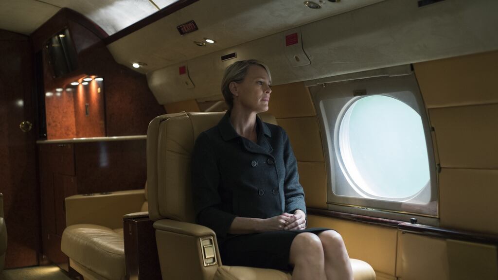 If you want to stay tuned for the next series of House of Cards in high definition you’ll have to be prepared to pay €2 more for your subscription if you were one of the early adoptees of the service. (Photograph: David Giesbrecht/Netflix)