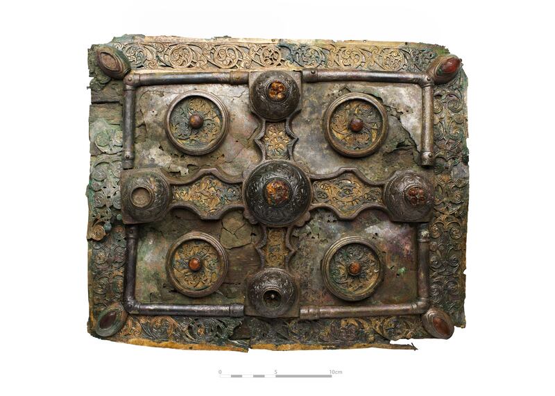 The Lough Kinale Book Shrine, found in Tonymore North, Co Longford, in 1986