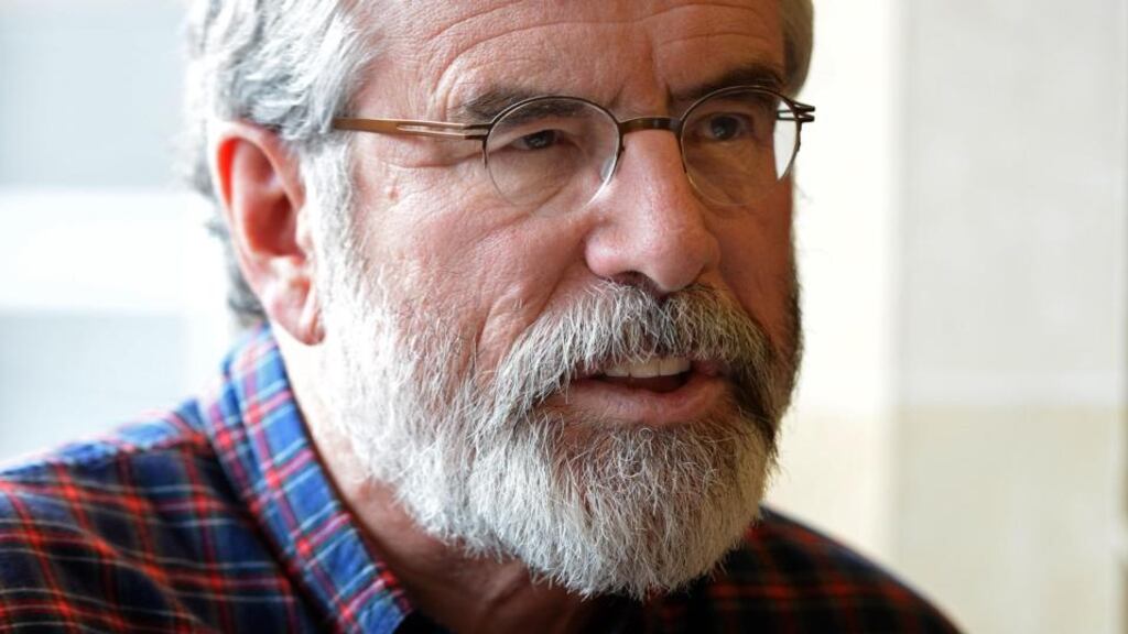 Gerry Adams: “There was nothing ordinary or routine about the trial and conviction of Tom Murphy.” Photograph: Eric Luke