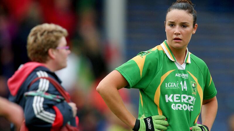Louise Galvin during her time playing with the Kerry footballers. File photograph: Inpho