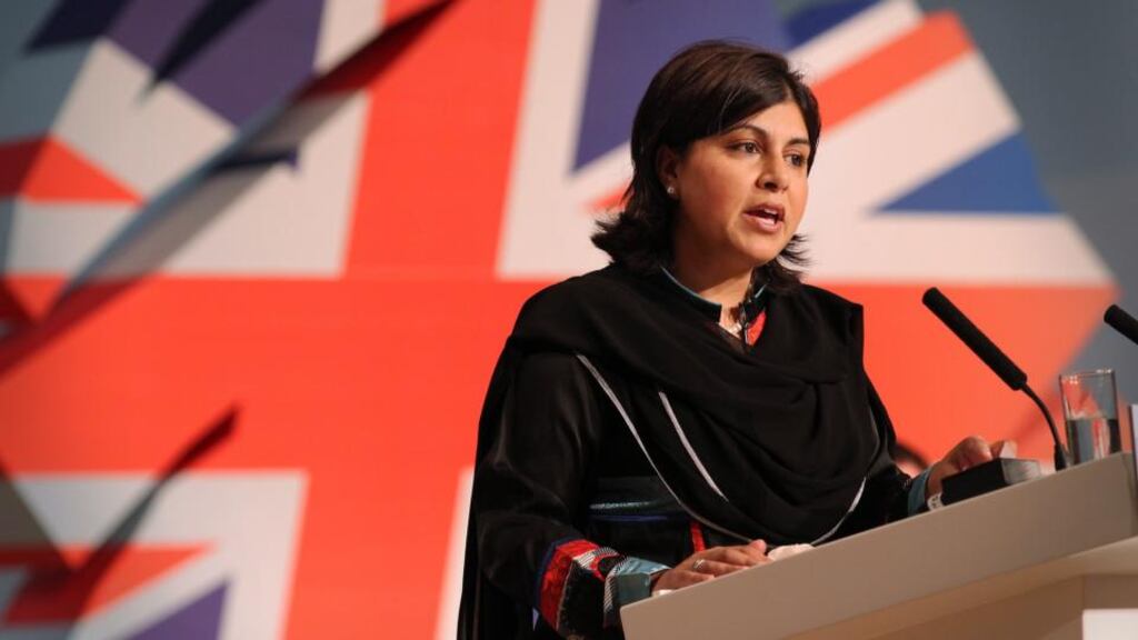 British foreign office minister Sayeeda Warsi has resigned from cabinet over the government’s policy on Gaza. Photograph: Peter Macdiarmid/Getty Images.