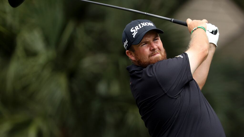 Shane Lowry of Ireland plays his shot from the second tee during the second round of the 2019 RBC Heritage at Harbour Town Golf Links. Photo: Streeter Lecka/Getty Images