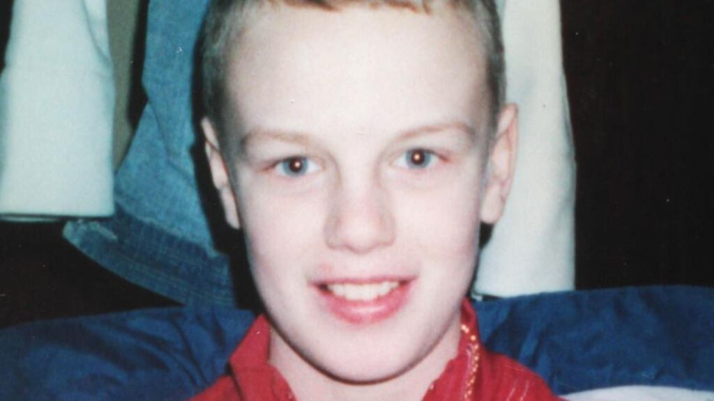 A file photograph of murdered teenager Daniel McAnaspie. Photograph: Brenda Fitzsimons/The Irish Times