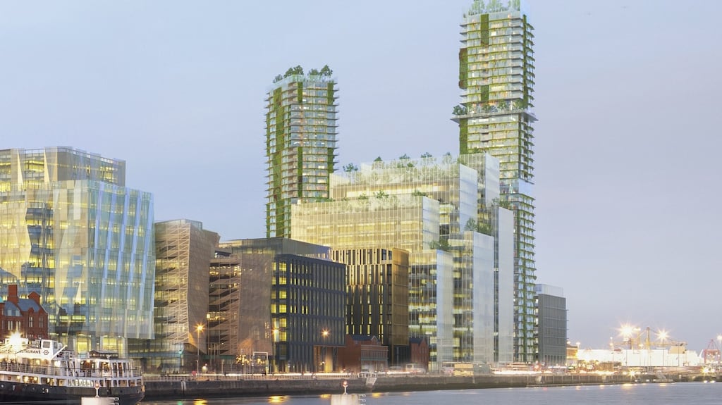 A computer-generated image of the Waterfront South Central scheme.